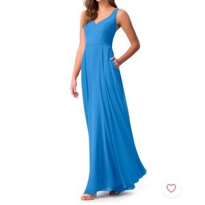 Azazie Blue Jay Maxi Dress